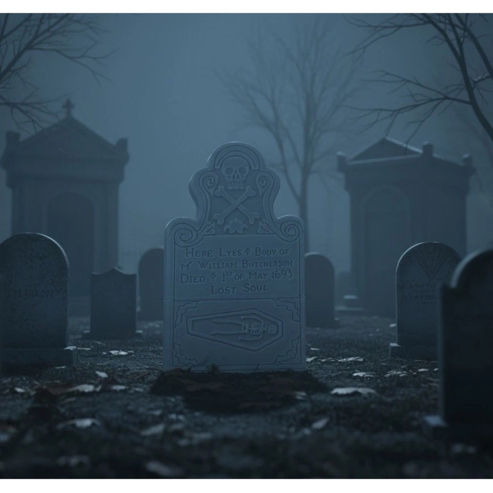 Hocus Pocus Prop Replica Look Alike: Billy Butcherson's Lost Soul Tombstone
